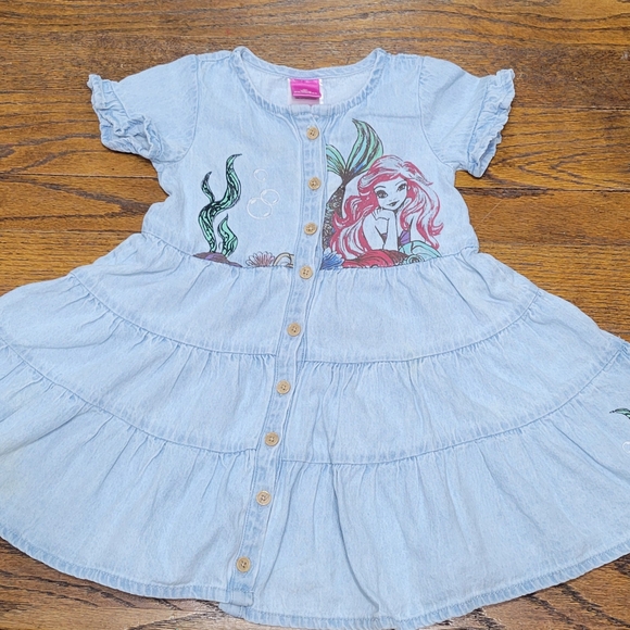 Disney Light Blue Ariel Dress with Ruffles - Picture 3 of 16